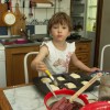 Zuzia makes a cake
